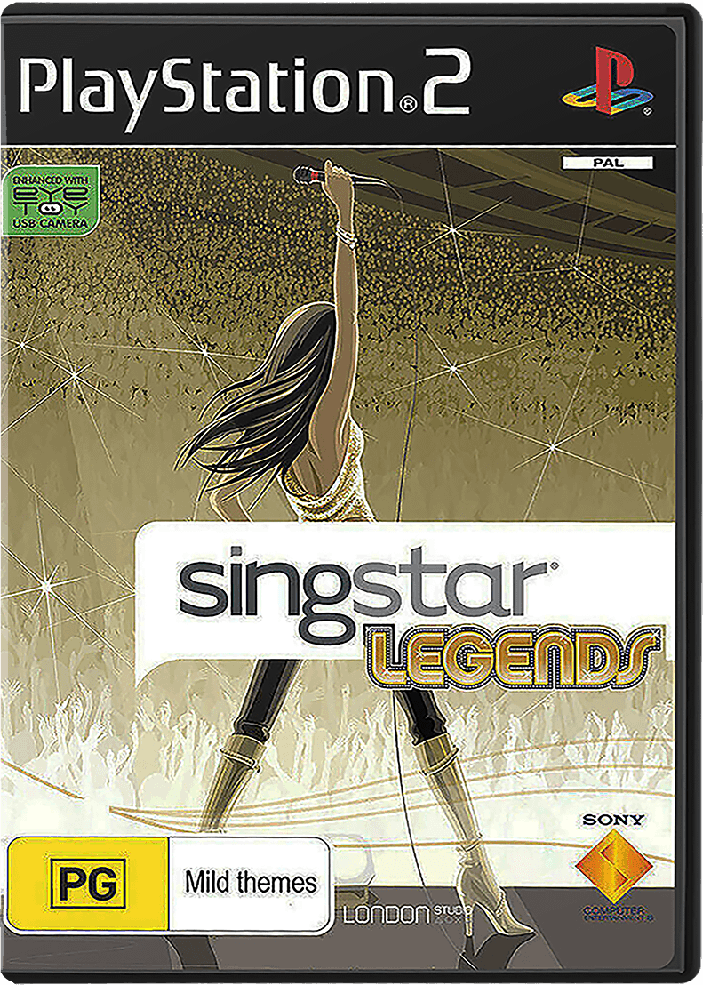 SingStar Legends box art for Playstation 2